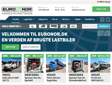 Tablet Screenshot of euronor.dk